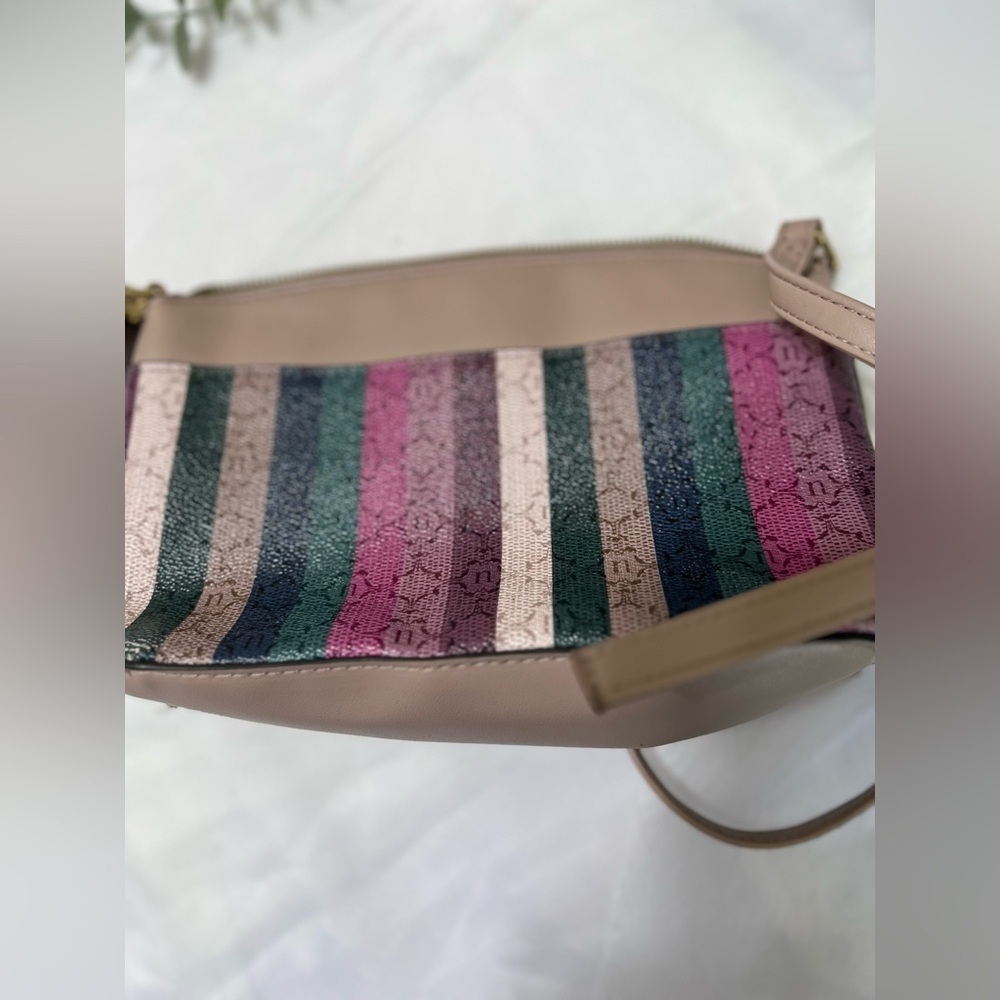 Nanette Lepore Risley Dome Women's Multicolor Faux Leather Crossbody Purse Small - Picture 5 of 14